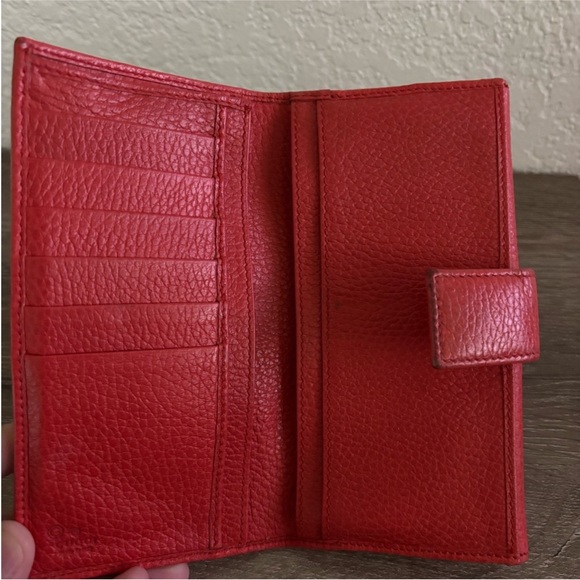 Gucci coral long wallet - Picture 5 of 10